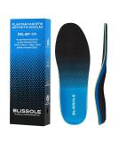Buy Orthotic Insoles for Plantar Fasciitis | Heel Pain Relief & Arch Support | Shock Absorption for Flat Feet - XL Blue - Buy Online on GoSupps.com