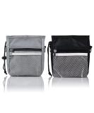 Reopet Waterproof Dog Treat Pouch Bag | Multiple Pockets & Built-in Poo Bag Dispenser | Hands-Free and Adjustable Belt | Ideal for Walking and Outdoors | Grey/Black - Buy Online on GoSupps.com