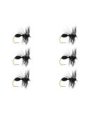 Wild Water Fly Fishing Dry Flies Size 10-14 Black Winged Ant - Trout, Panfish, Lake & River Fish - 6 Pack (Size 12) - Buy Online on GoSupps.com