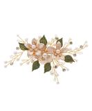 Coucoland Flower Hair Clips for Women - Elegant Pearl Rhinestone Bridal Accessories - Buy Online on GoSupps.com
