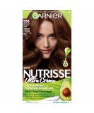 Garnier Nutrisse 535 Medium Golden Mahogany Brown Hair Dye - Nourishing Creme, Permanent Color - 1 Count - Buy Online on GoSupps.com