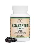 Astaxanthin 12mg Max Strength (AstaReal: Natural Patented Astaxanthin with 70+ Human Clinical Trials - World's Most Studied Brand) Grown, Harvested, and Made in The USA by Double Wood Supplements - Buy Online on GoSupps.com