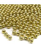 Strussel Happiness Gold Chocolate Balls - 150g Metallic Pearl Sprinkles for Birthday Cupcakes Cake Pops & Muffins | Perfect for Christmas & Celebrations - Buy Online on GoSupps.com