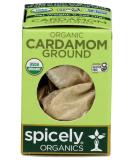 Spicely Organic Cardamom Powder 0.40oz EcoBox | Gluten-Free Certified | Pack of 1 - Buy Online on GoSupps.com