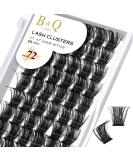 72 D Curl B&Q Lash Clusters | Natural DIY Eyelash Extensions | D-12mm B 07 - Buy Online on GoSupps.com