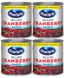 Ocean Spray Jellied Cranberry Sauce 8 oz Mini Cans - Pack of 4 | Delicious Cranberry Spread | Shop Now! - Buy Online on GoSupps.com
