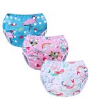Mixidone Reusable Swimming Diaper | Adjustable Washable Baby Swimming Trousers | Toddler Swim Diaper - Unicorn Mermaid & Crane Designs (0-3 Years) - Buy Online on GoSupps.com