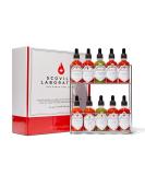 Scoville Laboratory Hot Sauce Challenge Set - Set of 10 Hot Sauces with Scoville Scale Flavors, Range from 430 - 11300, Includes Display Rack - Thoughtfully Gourmet - Buy Online on GoSupps.com