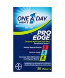 One A Day Mens Pro Edge Multivitamin, Supplement with Vitamin A, Vitamin C, Vitamin D, Vitamin E and Zinc for Immune Health Support* and Magnesium for Healthy Muscle Function, 50 Count - Buy Online on GoSupps.com