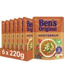 Ben's Original Express Mediterranean Rice 6 packs (6 x 220g) Mediterranean Rice 220 g (pack of 6) - Buy Online on GoSupps.com