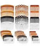 24-Piece French Hair Side Combs Set for Girls & Women - Plastic Twist Clip Accessories (9, 11, 23 Teeth) - Buy Online on GoSupps.com