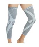 NeoTech Care Bamboo Knee Support Sleeve - Elastic, Breathable, Medium Compression - Grey - Sizes S, M, L, XL - X-Large - Buy Online on GoSupps.com