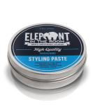 Elephant in the Room Styling Paste for Men | Strong Hold Water Soluble Cream for Medium to Thick Hair | Matte Finish Grooming Lounge - Buy Online on GoSupps.com