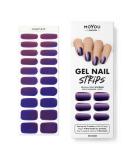 MOYOU LONDON Semi-Cured UV Gel Strips - 20 Pieces - Gel Nail Foils UV Curing for Salon Quality Manicure - Recharge - Buy Online on GoSupps.com