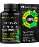 Raw Science Memory & Focus - Brain Health Supplement - 60 Capsules - Buy Online on GoSupps.com