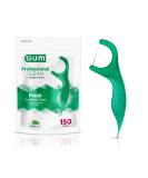 GUM - 889DD Professional Clean Flossers Extra Strong Flosser Pick Fresh Mint 150 pieces (4 pieces) - Buy Online on GoSupps.com