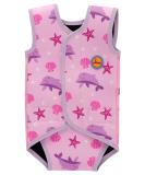Swimbubs Baby Swimming Wrap Toddler Wetsuit | Pink Dolphin | 0-6 Months - Buy Online on GoSupps.com