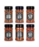 Ankerkraut BBQ Rub Set - 6 Flavorful Shakers for Grilling Enthusiasts | Aromatic BBQ Spices for Perfect Grilled Dishes - Buy Online on GoSupps.com
