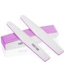 12pcs Professional Emery Board Nail Files for Natural & Acrylic Nails - Fine Grit Manicure Tools (100/180 Grit) - Buy Online on GoSupps.com