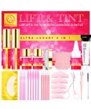 Lash Lift & Brow Lamination Kit - Ultra-Luxury 4 in 1 Eyelash & Eyebrow Curling Set for Beginners & Professionals - International Shipping Available - Buy Online on GoSupps.com