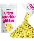 Hemway Extra-Chunky Glitter 100g - Cosmetic Safe 1mm Gold Glitter for Crafts & Art Projects - Buy Online on GoSupps.com