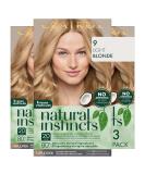 Clairol Natural Instincts Demi-Permanent Hair Dye 9 Light Blonde Hair Color Pack of 3 - Buy Online on GoSupps.com