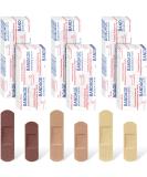 300 Pcs Skin Tone Fabric Bandages - Adhesive Variety Pack for Kids and Adults - Protect Cuts, Scrapes, Scratches - Inclusive 3 Colors, 2 Sizes - Buy Online on GoSupps.com