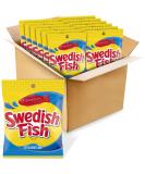 SWEDISH FISH Soft & Chewy Candy | 3.6 Oz. | Pack of 12 | Delicious Treat for All Ages - Buy Online on GoSupps.com