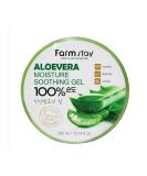 Farmstay Aloe Vera Moisture Soothing Gel 300ml | Hydrating & Soothing Gel for All Skin Types - International Shipping Available - Buy Online on GoSupps.com
