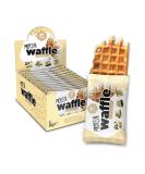 GO FITNESS 12 x 50 g high protein waffles - vanilla waffles extremely delicious and freshly baked - healthy energy bar for muscle building - protein bar 12 g protein - Buy Online on GoSupps.com