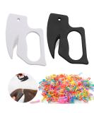 2Pcs Hair Elastic Band Remover & 760Pcs Color Hair Ties Set for Girls - Hair Tie Cutter and Rubber Band Cutter Included - Buy Online on GoSupps.com