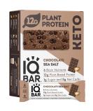 IQBAR Brain and Body Keto Protein Bars - Chocolate Sea Salt Keto Bars - 12-Count Energy Bars - Low Carb Protein Bars - High Fiber Vegan Bars and Low Sugar Meal Replacement Bars - Vegan Snacks 12 Count (Pack of 1) - Buy Online on GoSupps.com