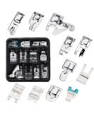 11Pcs Snap On Sewing Machine Presser Feet Set for Brother Singer Janome - Low Shank Use - Buy Online on GoSupps.com