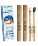 Eco-Friendly Bamboo Toothbrushes for Adults & Teens | 15 000 Ultra Soft Bristles for Gentle Oral Care - Buy Online on GoSupps.com