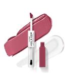 Wet n Wild Megalast Lock n' Shine Lip Color & Clear Gloss, Utaupia Shade - Vitamin E & Jojoba Oil Formula - Buy Online on GoSupps.com