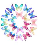 Glitter Butterfly Hair Clips Set for Teens and Women - 18 Pieces - Buy Online on GoSupps.com
