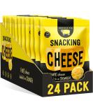 SERIOUS PIG - Crunchy Snacking Cheese Snacks Keto Friendly High Protein Low Carb Gluten Free Vegetarian Pub Snacks Made from 100% Real Italian Cheese (Classic) (24 x 24g) Classic 24 Count (Pack of 1) - Buy Online on GoSupps.com
