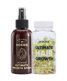 Moerie Ultimate Hair Growth Kit - Hair Loss Treatment for Thicker Fuller Hair | Serum & Vitamins with Biotin Q10 & 77 Minerals for Men & Women - Buy Online on GoSupps.com