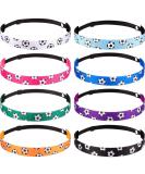 SATINIOR 8 Pack Soccer Hair Accessories - Elastic Headbands for Girls - Football Hairbands for Sports - Buy Online on GoSupps.com