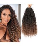 Goddess Locs Crochet Hair 14 Inch - 8 Pack Pre-looped River Fauxs Locs Crochet Hair T30 for Black Women - Buy Online on GoSupps.com