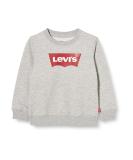 Levi's Kids Batwing Crewneck Sweatshirt - Baby Boys 12 Months - Grey Heather - Buy Online on GoSupps.com