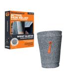Incrediwear Wrist Sleeve Brace for Men and Women - Swelling and Joint Pain Relief - Grey S/M - Buy Online on GoSupps.com