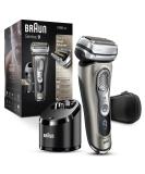 Braun Series 9 9385cc Electric Razor for Men - Waterproof Foil Shaver with Pop-Up Trimmer, Wet & Dry Shave - Clean & Charge SmartCare Center, Leather Travel Case - Black - Buy Online on GoSupps.com