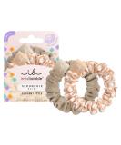 Invisibobble Slim Sprunchie Alegria - 2x Fabric Hair Ties in Beige Apricot for Women & Girls | No Knott Strong Hold Hair-Friendly Design from Munich - Buy Online on GoSupps.com
