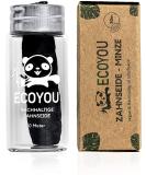 EcoYou Sustainable Bamboo Dental Floss - Plastic-Free Reusable Glass Flacon Vegan Mint Flavor - 30m (1 Pack) - Buy Online on GoSupps.com