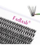 Fadlash Cluster Eyelashes Extension 10mm 40D-0.07-C | DIY Self-Application Individual Lashes - Buy Online on GoSupps.com