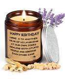 Soy Wax Lavender Scented Candle Gift for Women - Handmade Aromatherapy - 50 Hours Long Lasting - Perfect Birthday Gift for Friend - Buy Online on GoSupps.com