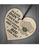 RED OCEAN Please Don't Touch Your Germs Are Too Big For Me Hanging Pram Tag Elephant Mask - Buy Online on GoSupps.com