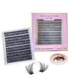 40D False Eyelashes - 240 Pieces Natural Black Individual Lash Extensions | Reusable Wispy & Natural Look (8-16mm Mix - Buy Online on GoSupps.com