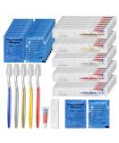 Bulk Hygiene Kits for Homeless | Disposable Toothbrushes Toothpaste & Laundry Detergent | Travel Size Essentials - Buy Online on GoSupps.com